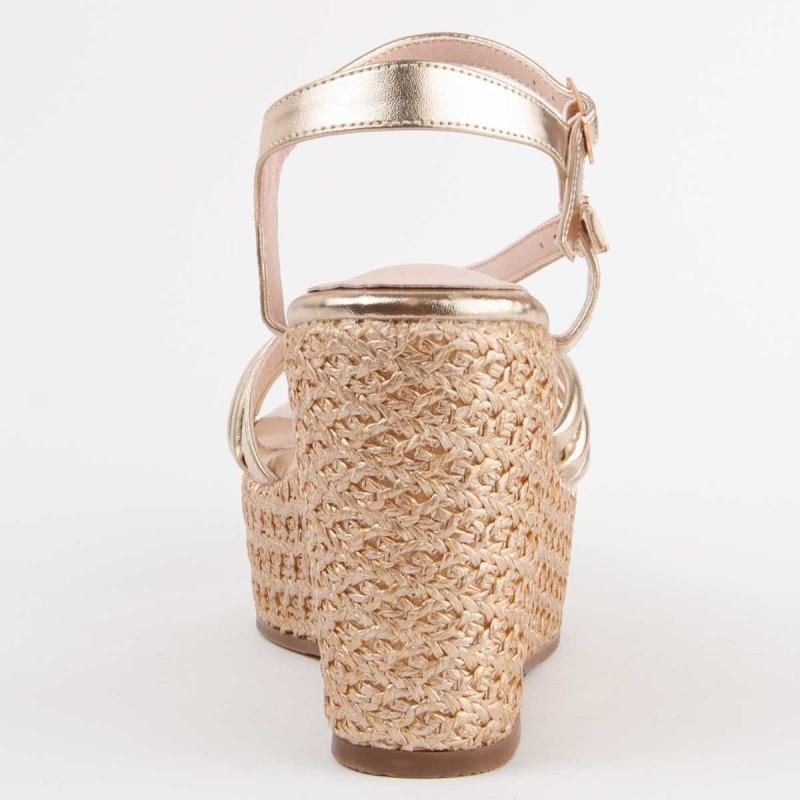 Sandalia De Cuña Para Mujer. Montevita Salia10 103011