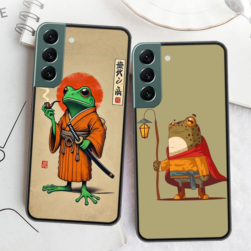 Cute Mouse Axolotl Frog Wizard Phone Case For Samsung Galaxy S22 S25 Ultra S21 S10 Plus S26 Edge S20 S23 S24 FE Cover Silico