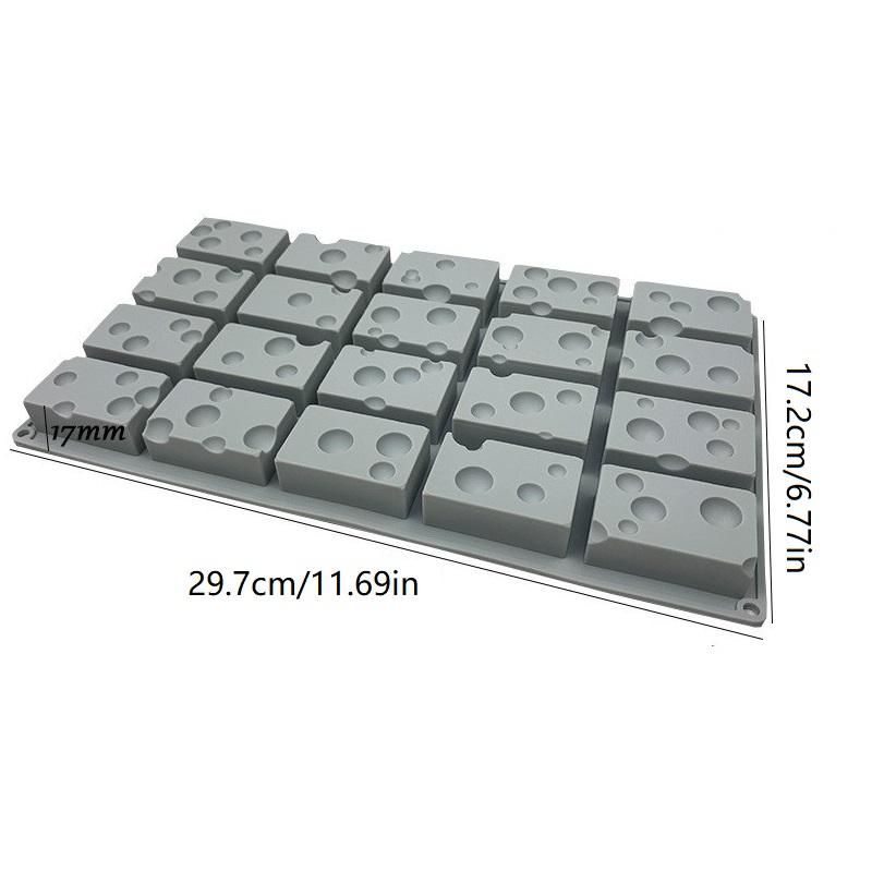 15/20 Hole Cheese Silicone Mold Fondant Cake Mold Cake Decoration Accessories Bakeware DIY Chocolate Baking Tools