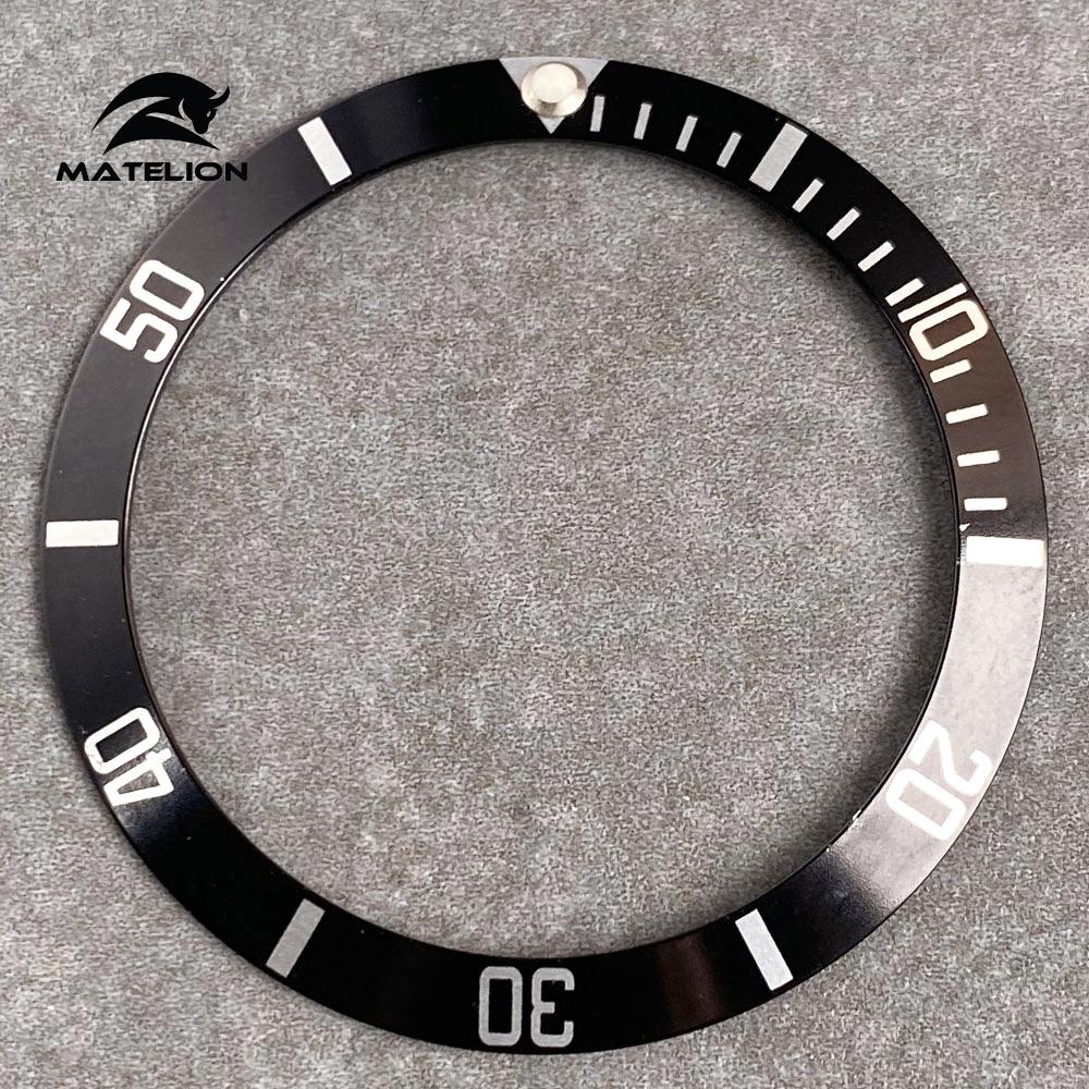MATELION 38 мм керамический сплав часы безель вставка кольцо наклонная посадка 40 — фото 12