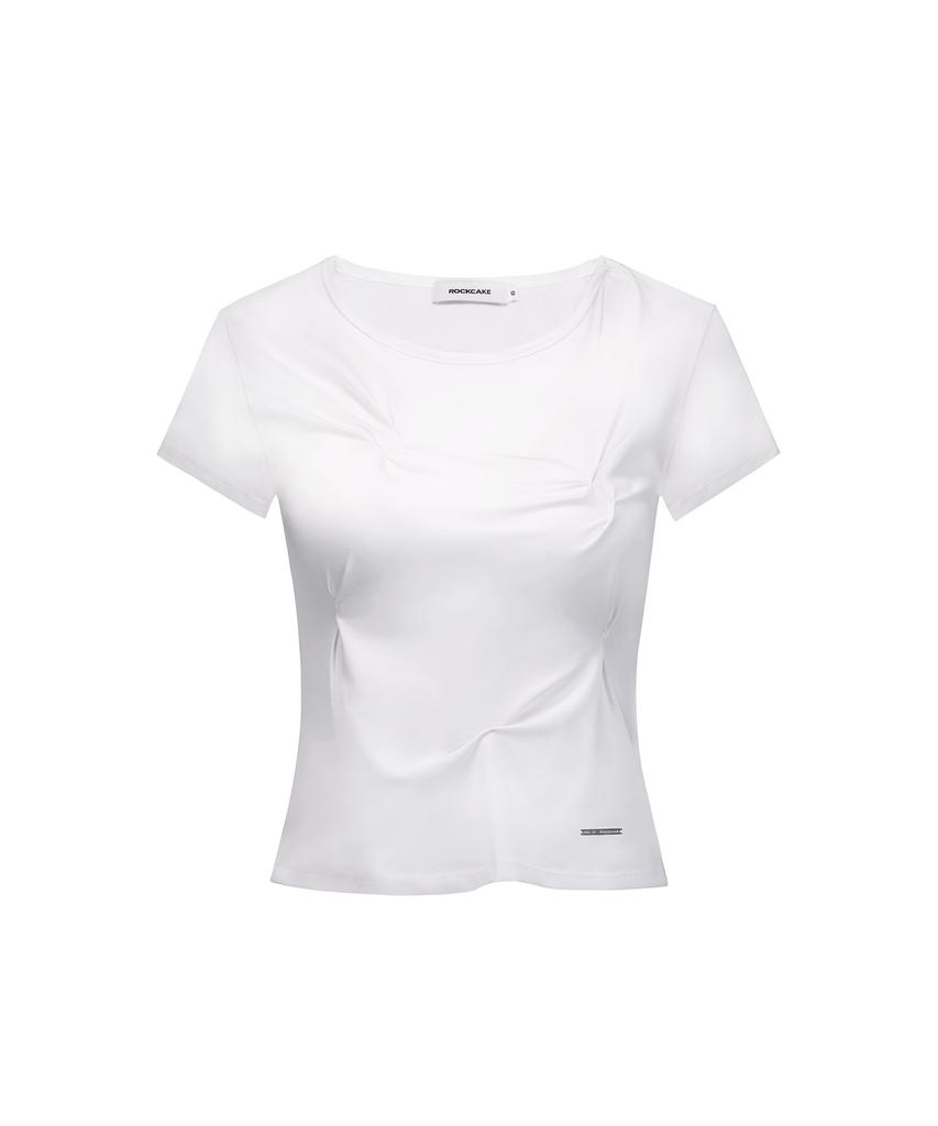 ROCKCAKE Pinched Top - White