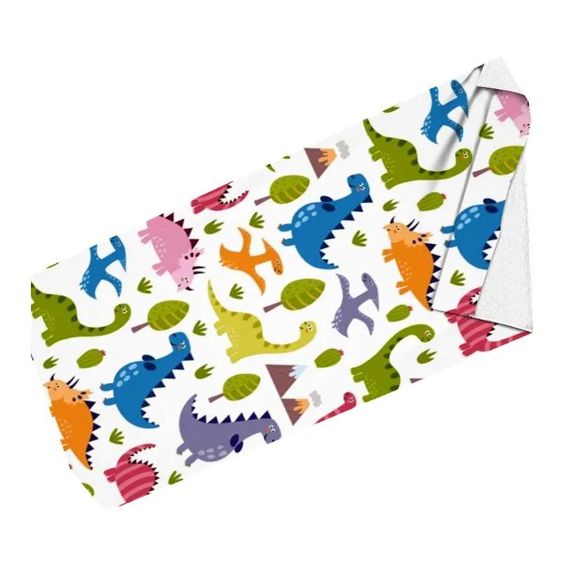 Dinosaur Series  Beach Towel Microfiber Bath Towels Yoga Mat Sport Swimming Towels Absorbent Bath Towel For Girl Kids Gifts