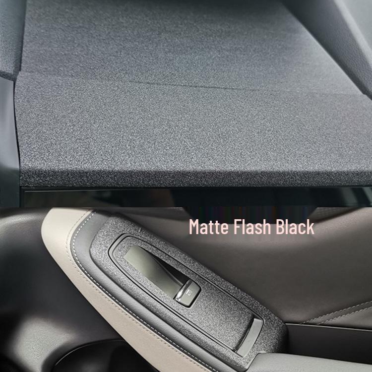 Black Warrior Brushed Film for 19-22 Forester Interior Console & Gear Shift Modification.