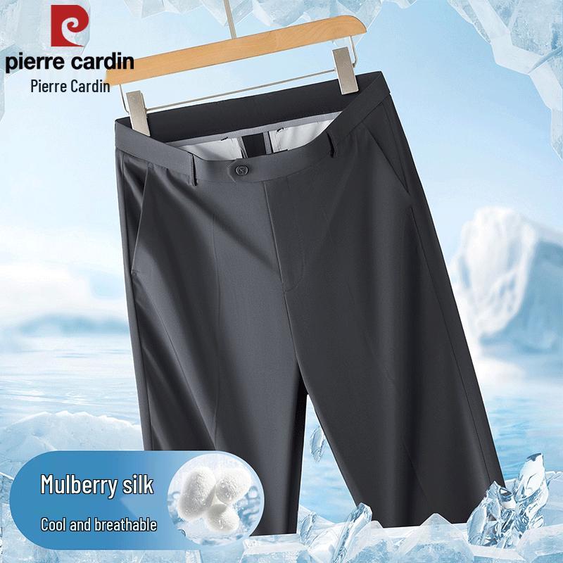 

Pierre Cardin Men s Ice Silk Straight-Leg Dress Pants 29