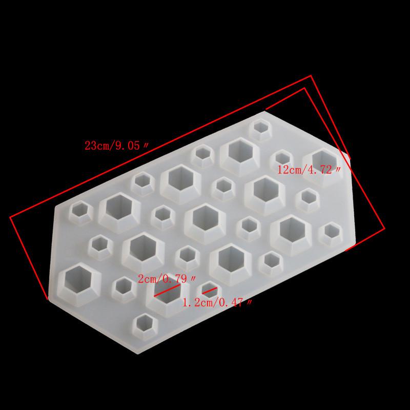 Diy Diamond Silicone Mould Jewelry Pendant Resin Casting Craft Making Molds