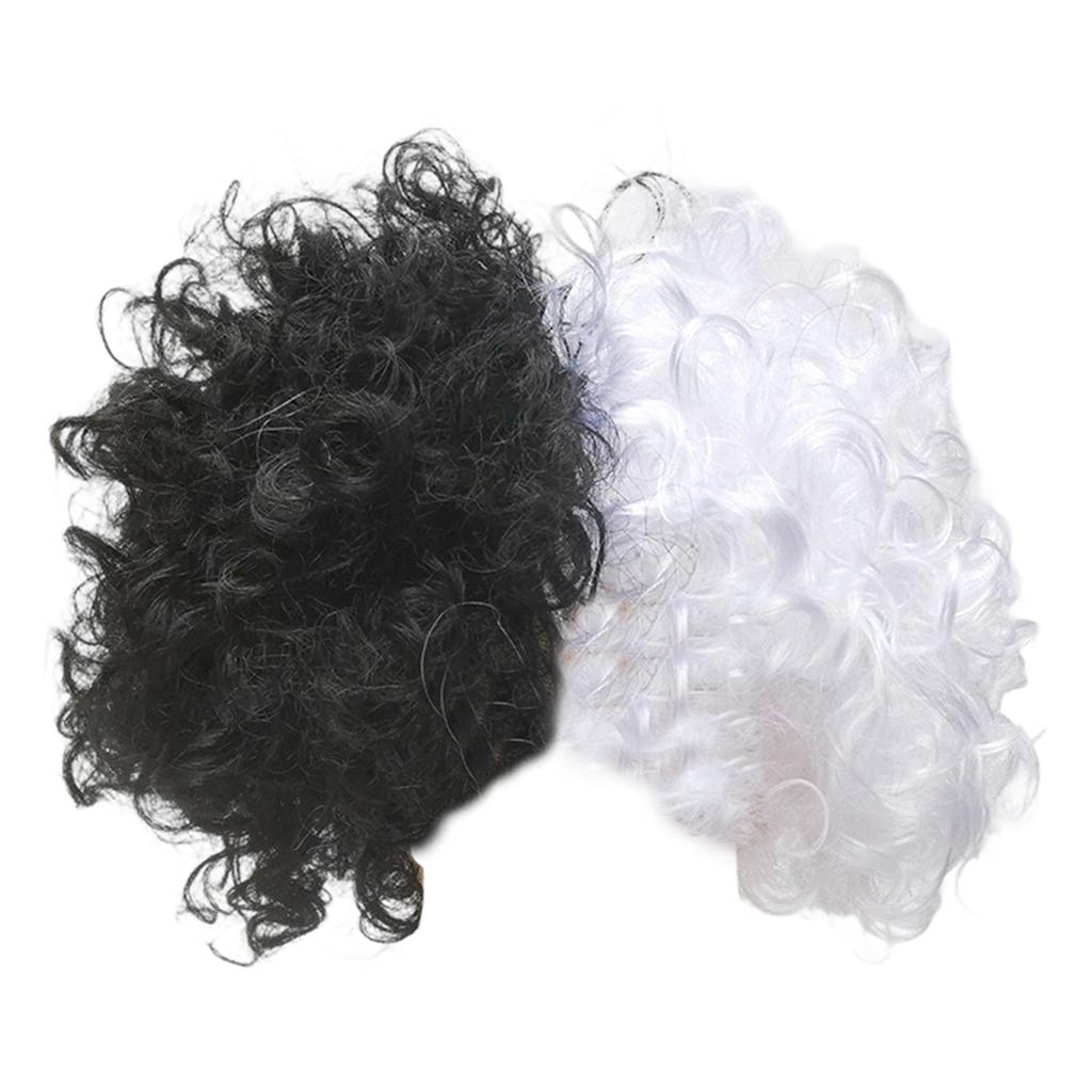 Football Fan Flag Color Hair Wig Fan Hair Color Dress Headpiece Performance