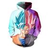 Polyester Dragon Ball Z Super Saiyan Goku Men Women Anime Pullover Hoodie**