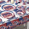 American Independence Day Theme Festival Party Decorations 250th Anniversary Celebration Cup Plate Tableware Background Supplies