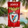 Benfica Fc Fashion Beach Towel: Ideal for Summer Adventures Soft, Absorbent and Quick Drying Suitable for Swimming and Bathing