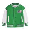 Kuromi Children's Baseball Jacket - Autumn/Winter Fashion, Girls' Plus Velvet Top, Medium & Large Sizes.
