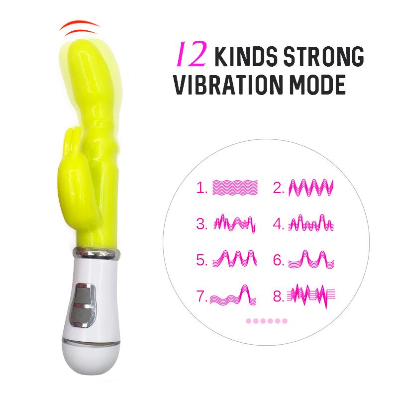 Wand Waterproof Dildo Vibrator Sex Toy Double Rod Masturbation Rabbit Vibrator Utensils Adult Sex Product Vibrator for
