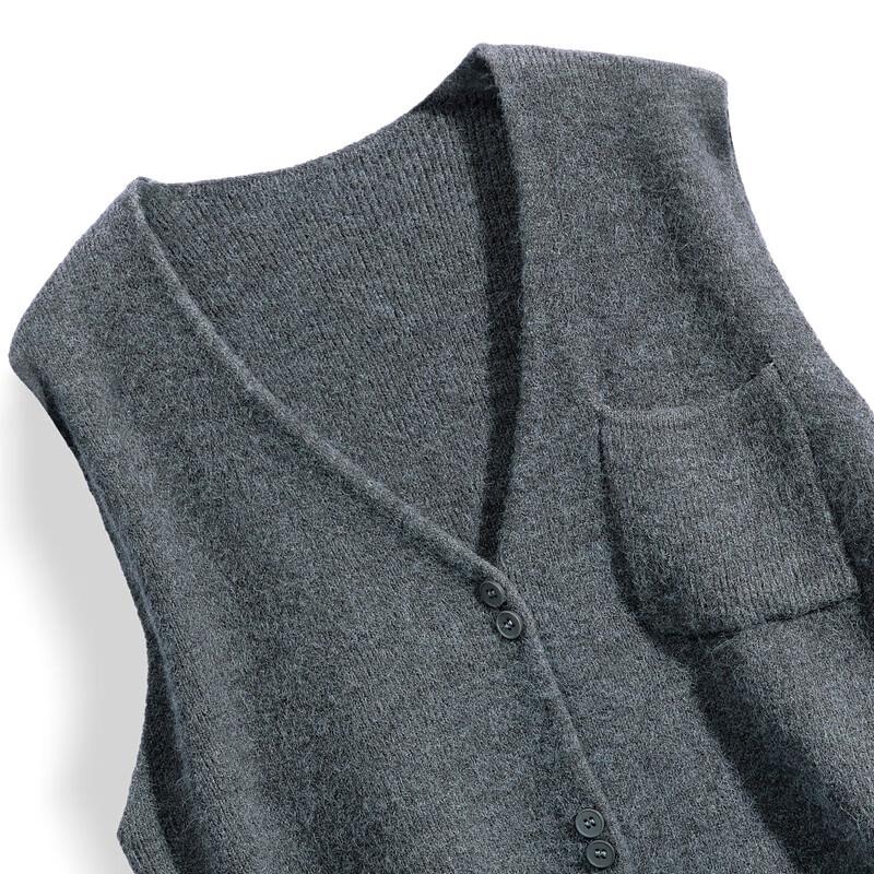 Women's V-Neck Knitted Vest