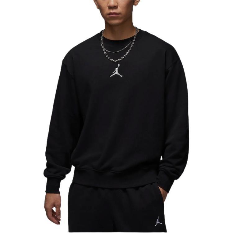 Jordan Brooklyn FleeceJumpman Sweatshirt Men's Black HV1751-010