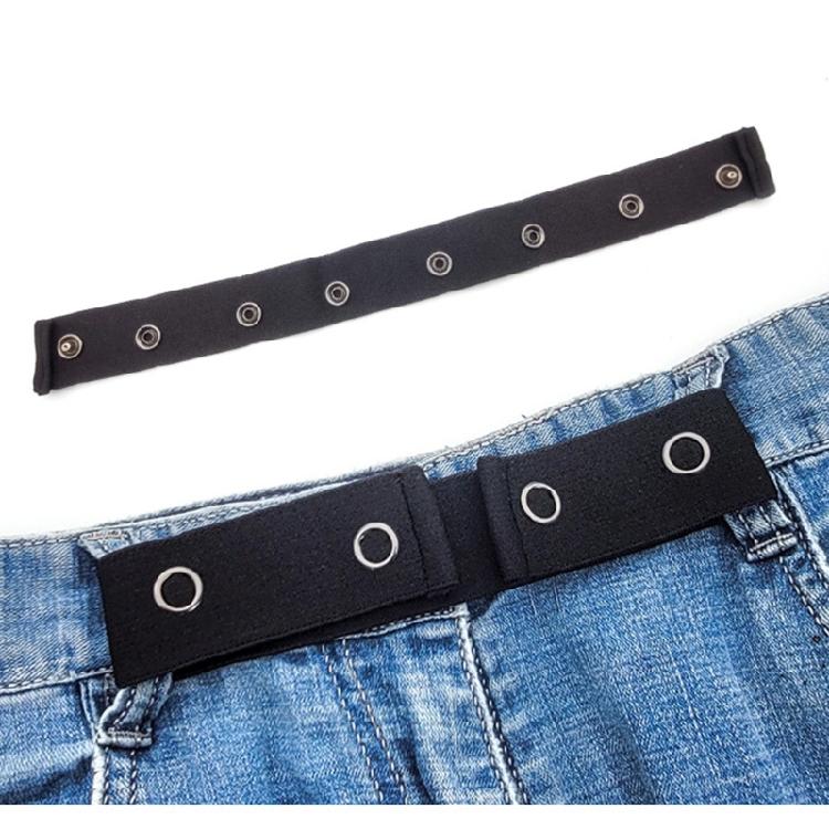Flexible Maternity Belt Waist Expander Adjustable Adjustable Belt Pants Fit Button Design Comfortable Elastic Belt
