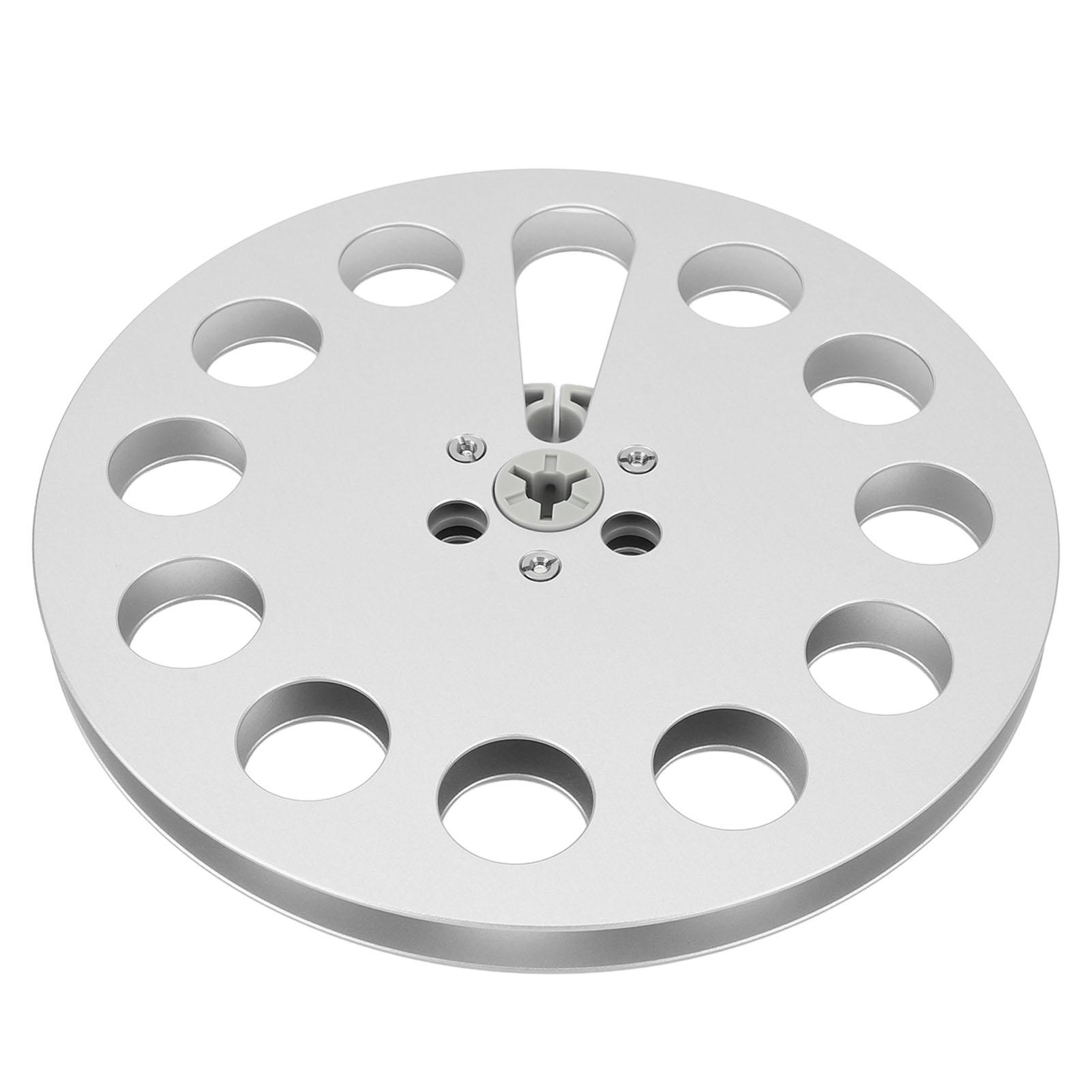 

1 4 7 Inch Empty Tape Reel Aluminum Alloy Universal Open Reel Sound Takeup Reel for ReVox Studer Opening Machine Parts серебряный