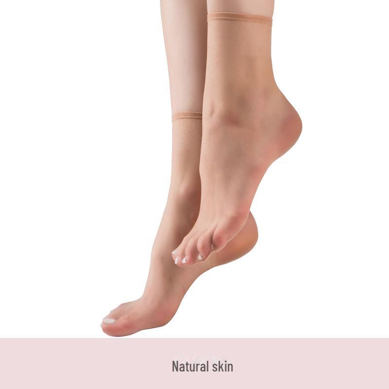Landa Seamless Transparent Ultra-Thin Summer Women's Crystal Socks