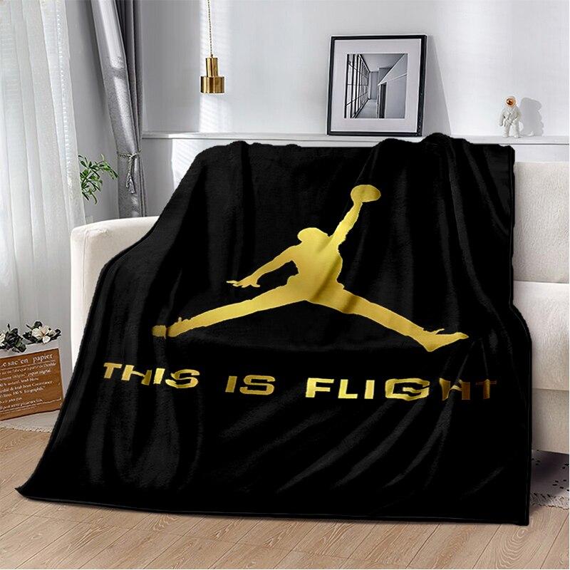Fashion Basketball Blanket Custom Lightweight Thermal Insulation Blanket Sofa Blanket Bed Office  Blankets for Beds