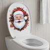 Christmas Snowman Toilet Sticker Merry Christmas Party Decoration Xmas Home Bathroom Decor Navidad Natal