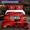 Brentford Football 3 Piece Bedding Set Soft Duvet Cover Set with Pillowcases Printed Bedroom Decor Set for Home