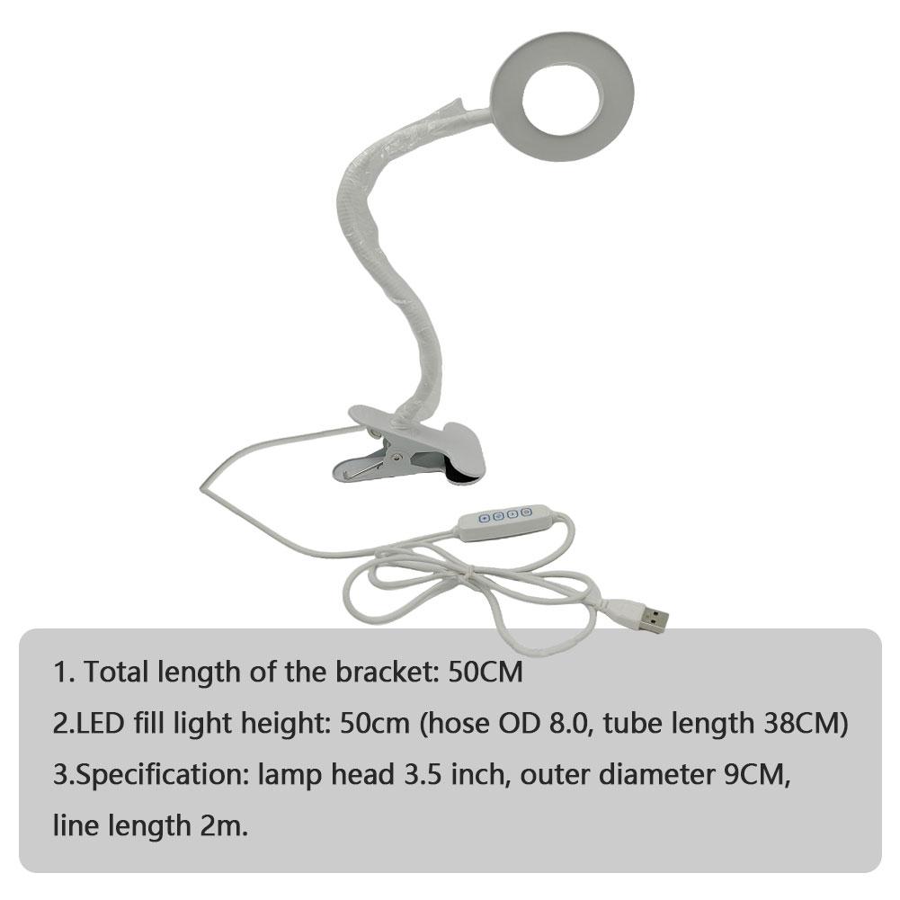 LED Reading Light 3 Light Mode 10 Dimmable Brightness Levels Flexible Gooseneck Book Light Clip on Lamp for Reading Home Office