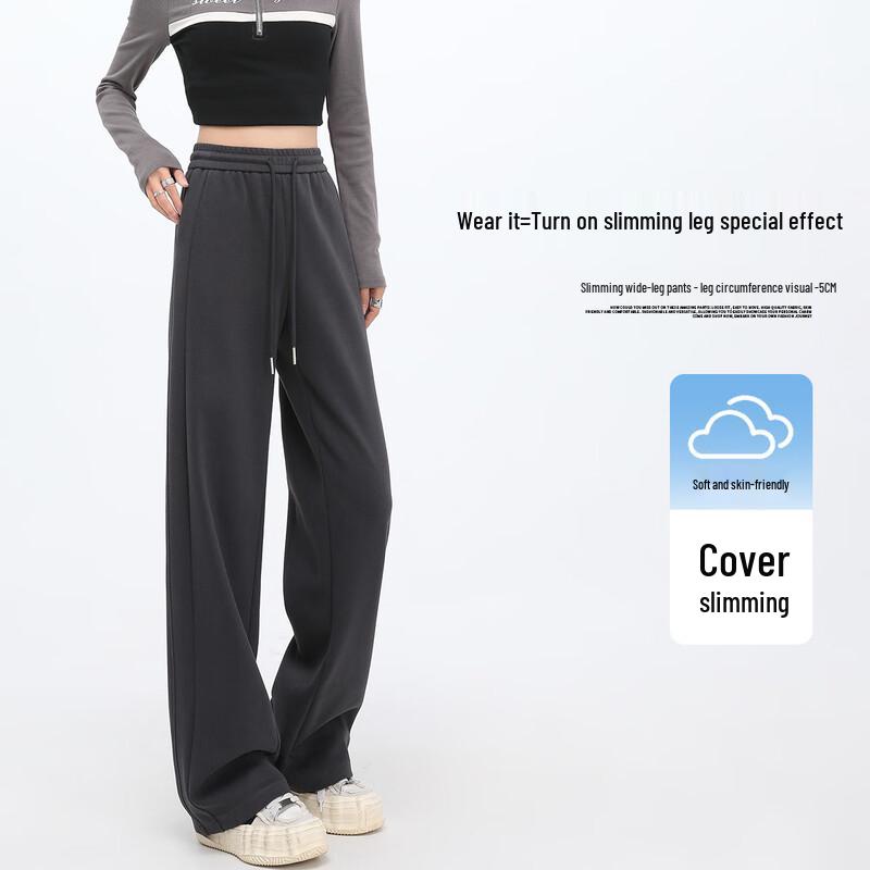 Hstyle Damen High-Waist Schlankmachende Karottenhose