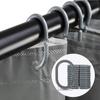 3D Splicing Peva Shower Curtain, Waterproof Bathroom Curtain Bathroom Curtain Without Punching Holes Thickened With Hook