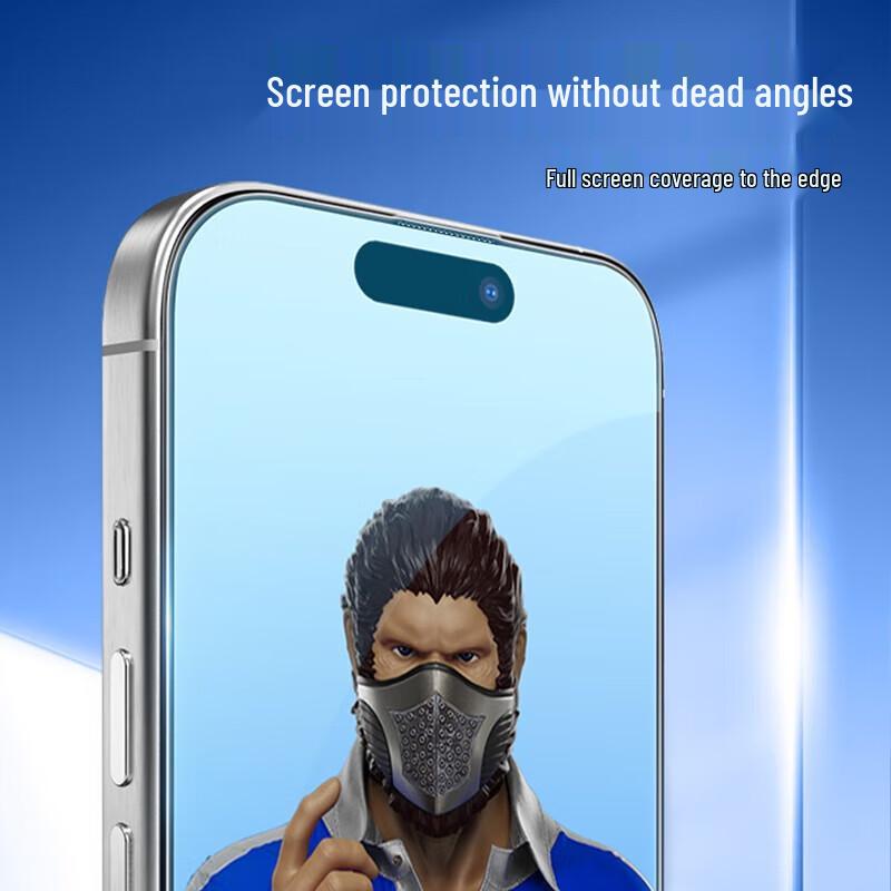 Blue Gorilla iPhone 16 Pro Tempered Glass Screen Protector