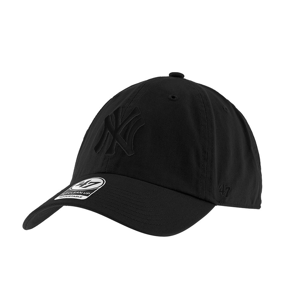 47 Brand B Rgw17gwsnl Bkf Ny New York Yankees Big Logo Ball Cap B-RGW17GWSNL-BKF