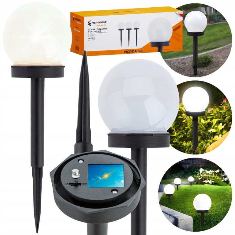 Solar Garden Ball Light, Decorative, 1 Piece