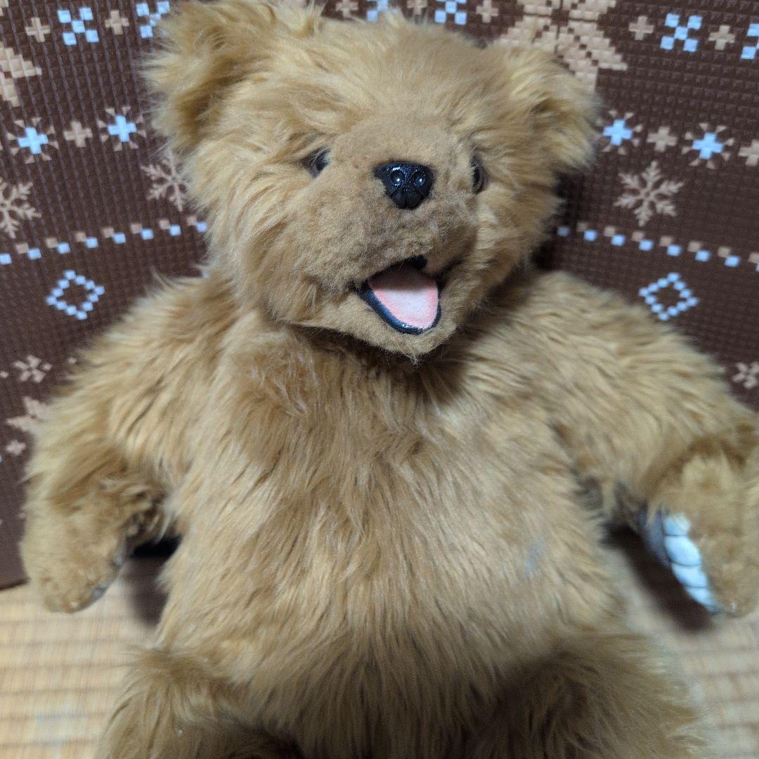 

[USED] Hansa Brown Bear Plush Toy Teddy Bear