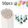 Chocolate White Acrylic Lollipop Stick Great Reusable Candy Dessert Bakeware Kitchen Dining Bar Home Garden