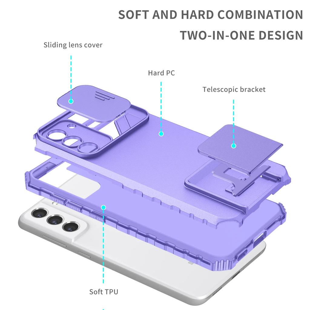 For Samsung S23 FE S24 Ultra S22 S21 A55 A35 A15 A05S A14 A34 A54 A53 Lens Cover Hard Case for Samsung Galaxy S23 FE 5G Plus