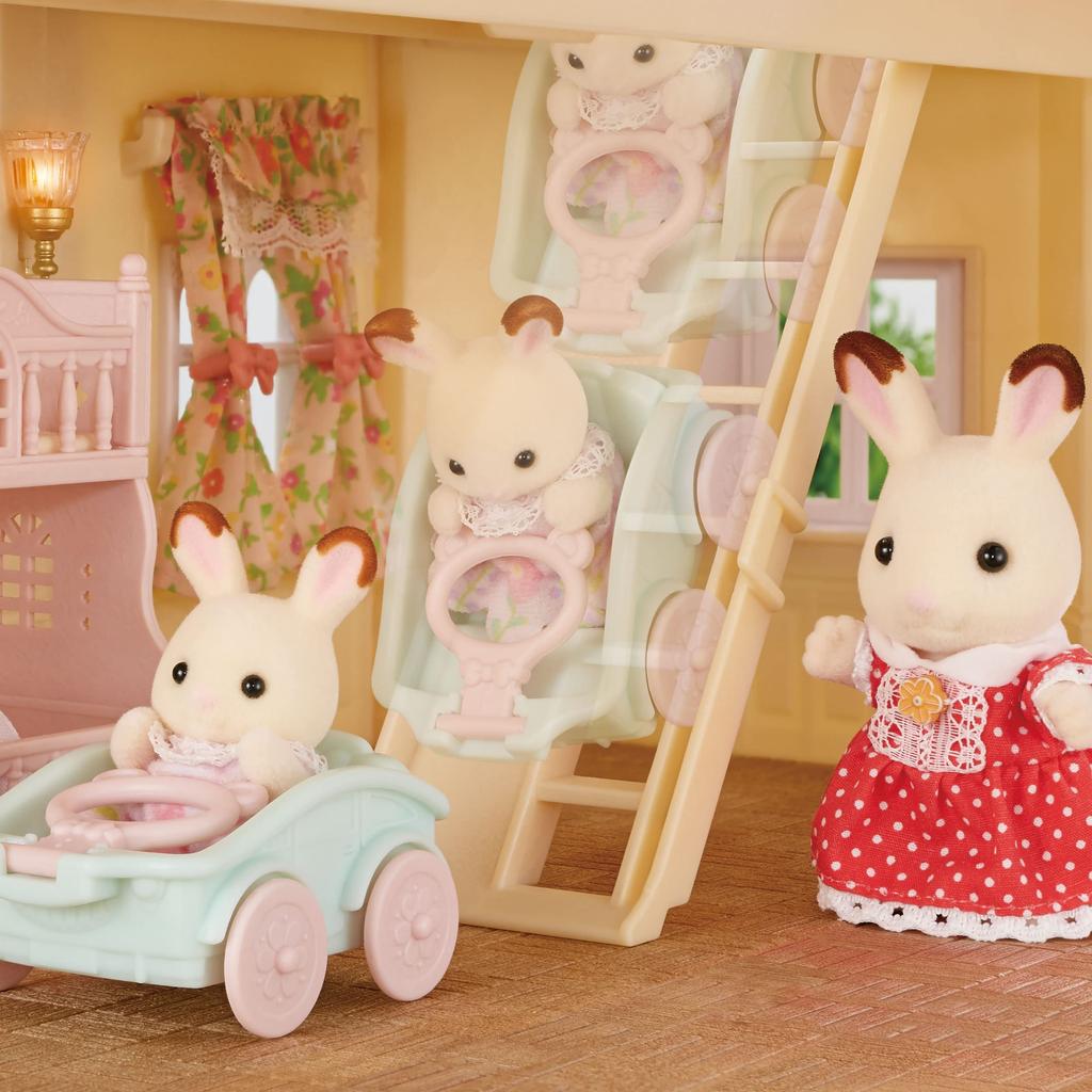 Epoch Sylvanian Families Set House with Red Roof Furniture Set ST Mark Certification 3 Years Old and Up Toy Dollhouse Sylvanian Families