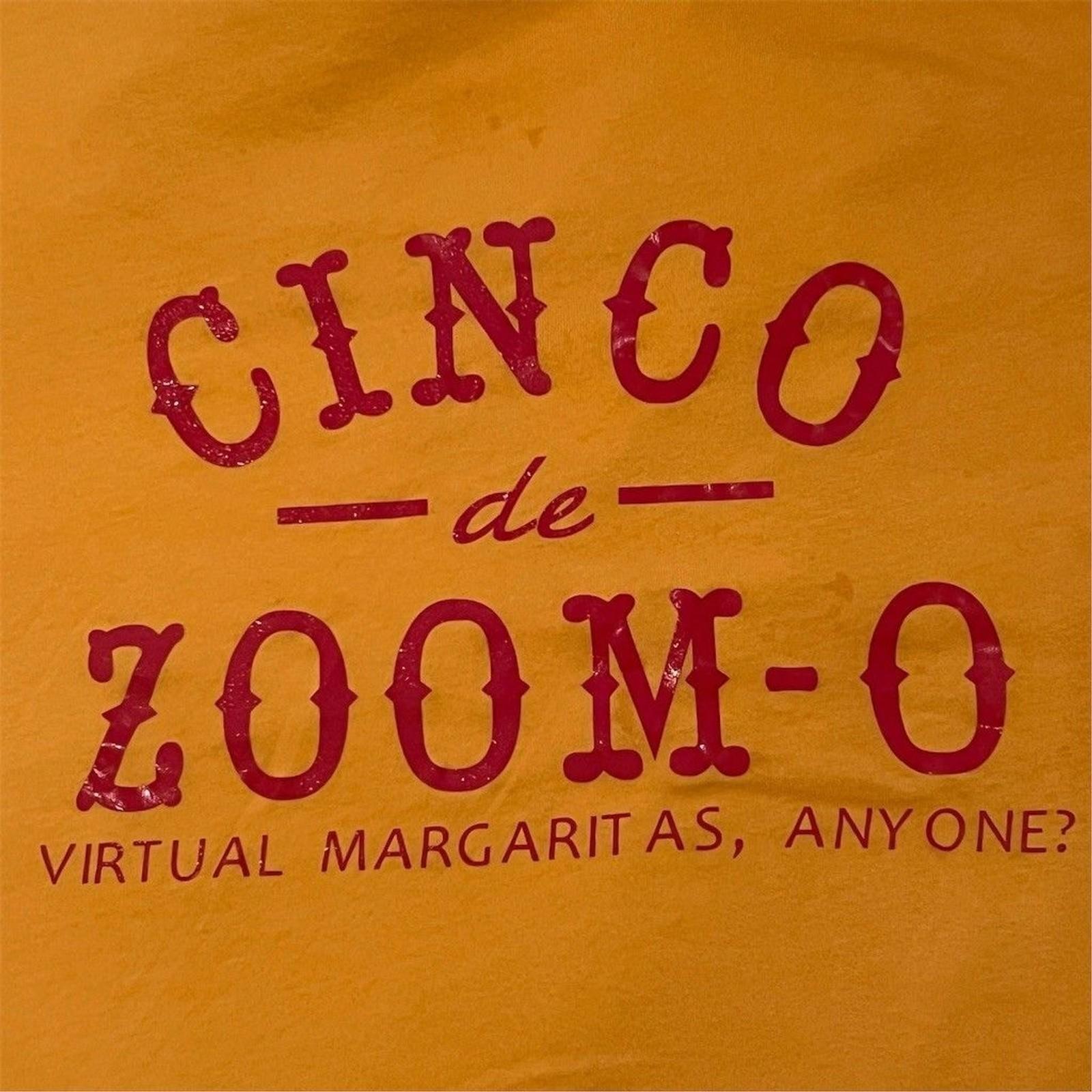 BELLA+CANVAS Womens T-Shirt XL Yellow Cinco de Zoom-O Margaritas Graphic 4XL