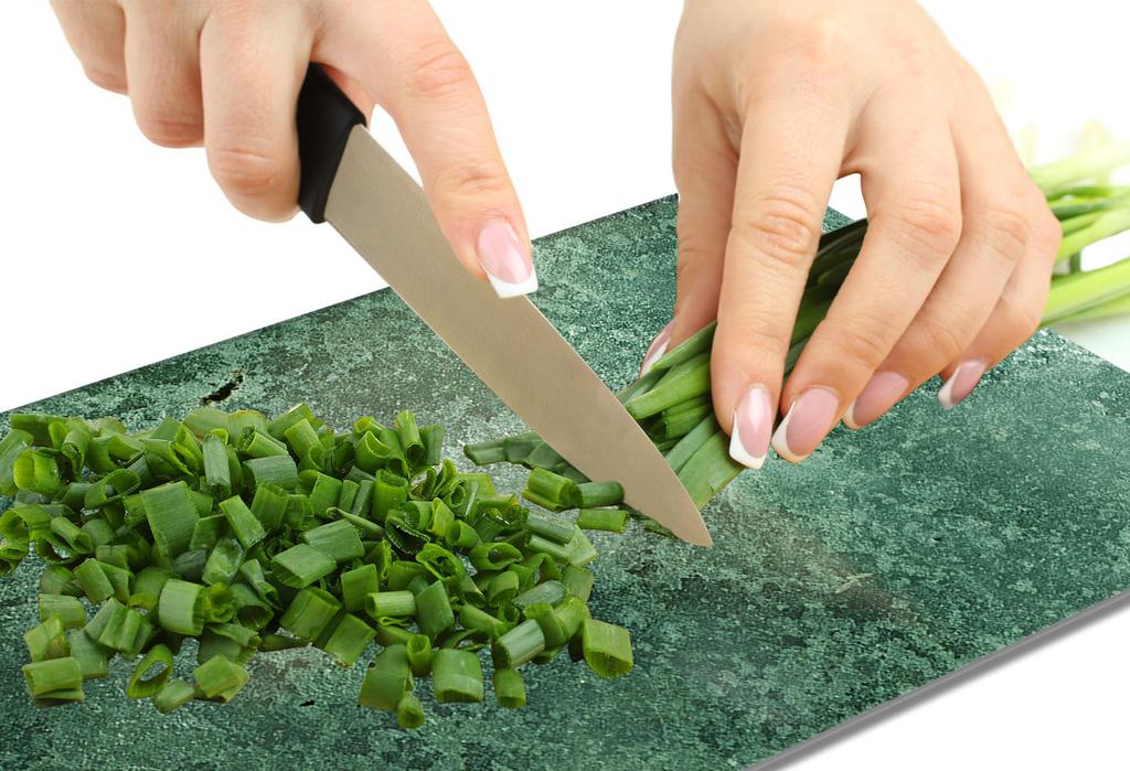 TAGLIERE IN VETRO 30x52 Turchese