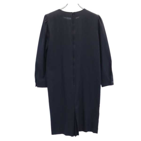 miss chloe Made in Japan Wool Blend Long sleeve one piece 40 dark blue Women Used