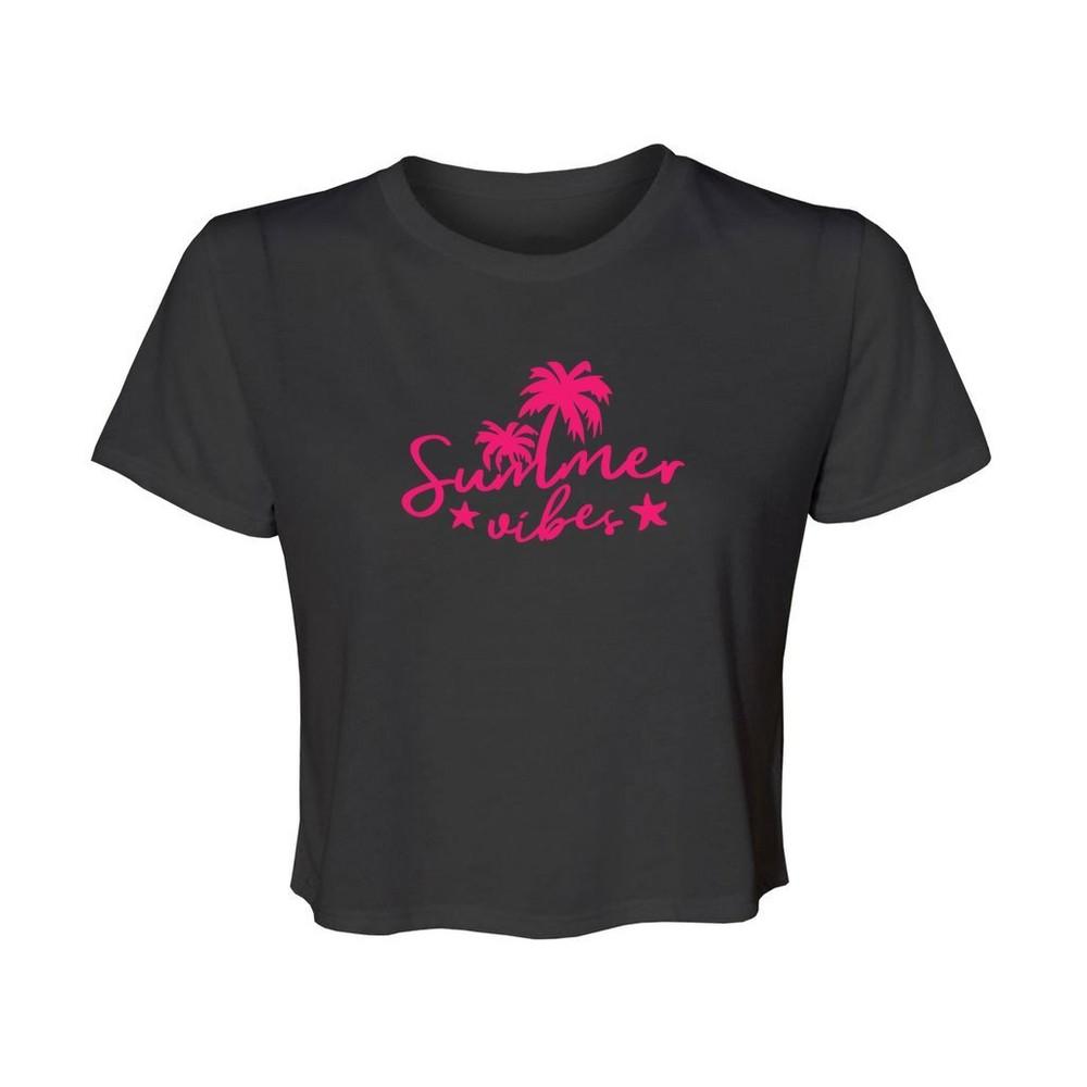 Summer Vibes - Women’s Flowy Cropped Tee Unisex T-Shirt L