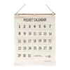 Cotton and Linen Material Pocket Chart Organizer Large Size Wall Hanging Organizer  For Bedroom