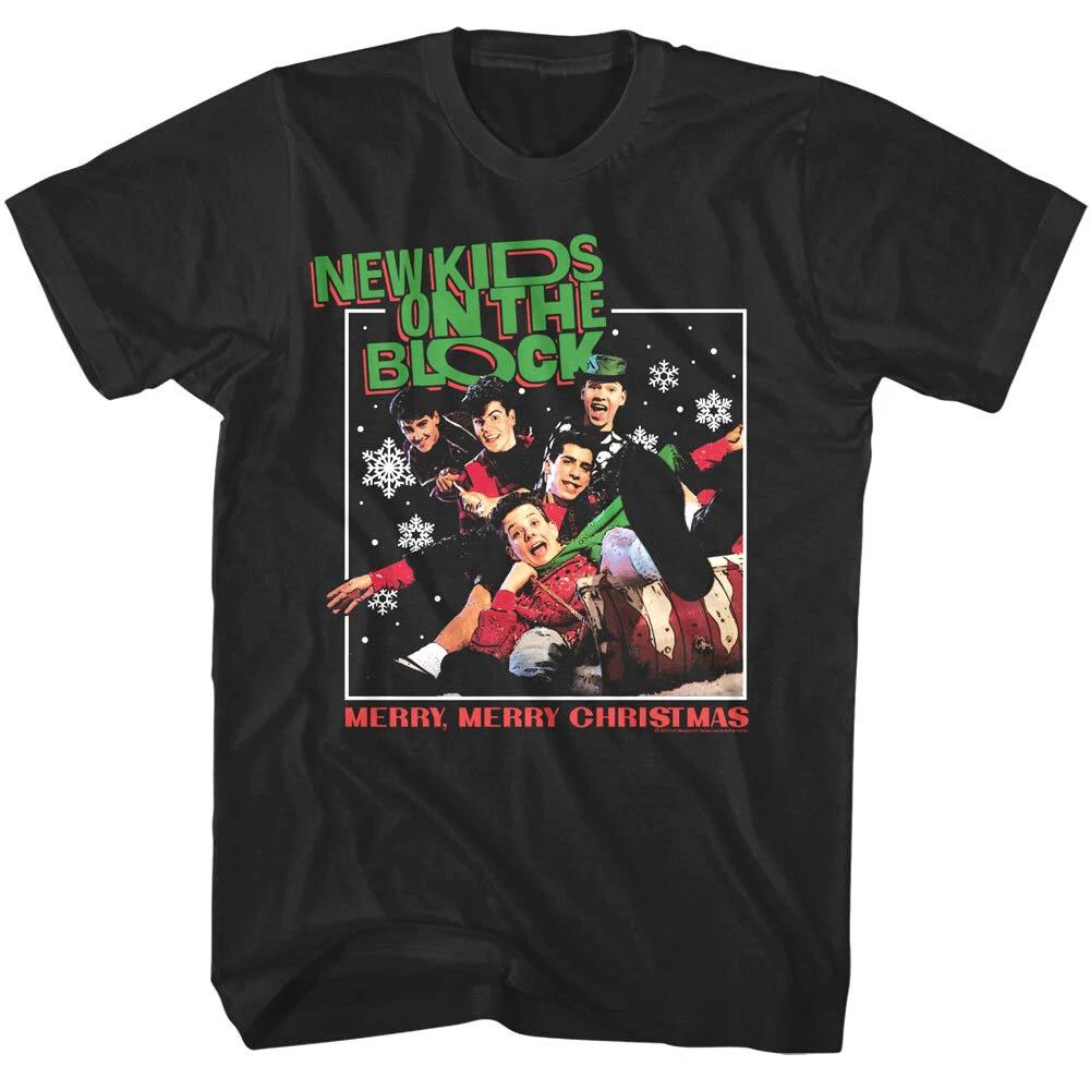 New Kids On The Block Merry Christmas Men s T Shirt XXXL