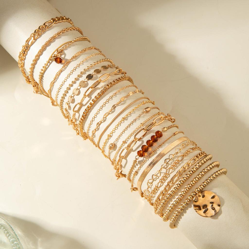 Jewelry ins wind stacked bracelet set, simple multi-layer bracelet wholesale