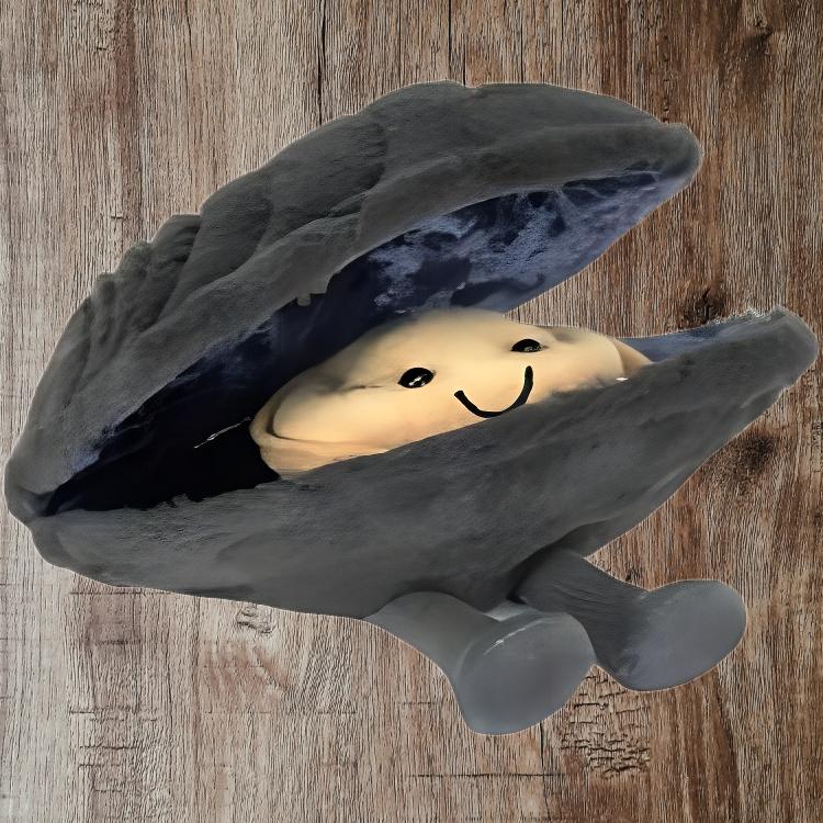 JELLYCAT Fun Food London Fish & Chip Shop Amuseables Mussels Cute Dolls Plush Dolls Small Tall