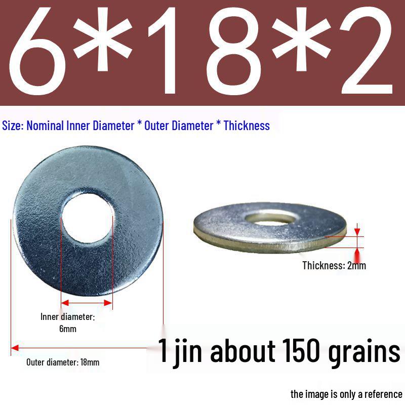 Galvanized Oversized Metal Washers M3-M60