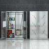304 Stainless Steel Four-Compartment Cleaning Cabinet
