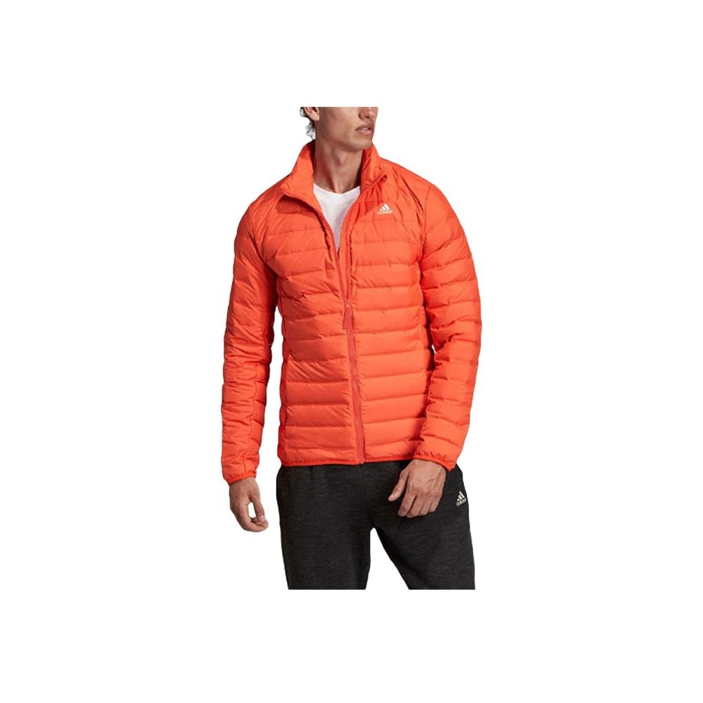 Adidas Originals Trefoil Lässige Sport Stehkragen Warme Daunenjacke Winter Herren Oberbekleidung Orange Gelb FH6633