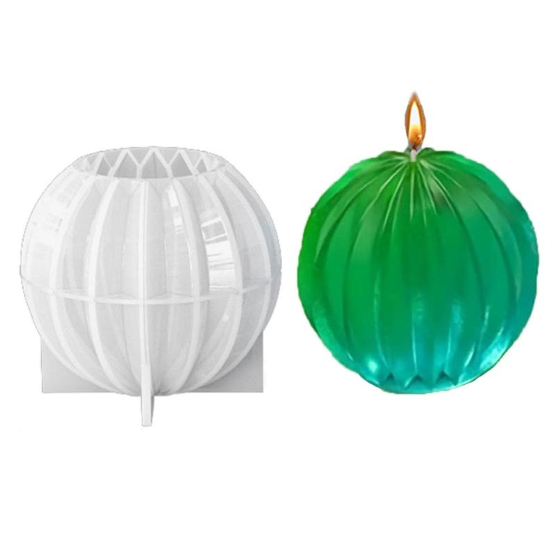 DIY Casting Mold Geometric Candle Molds, Silicone Crafts Mold Pendant 3D Geometric Candle Mold Candle Decorations Tools