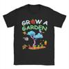 Casual TShirt Summer Grow A Garden Candy Blossom Leisure TShirts Pure Cotton Tee Shirt for Unisex YK Oversized T Shirt