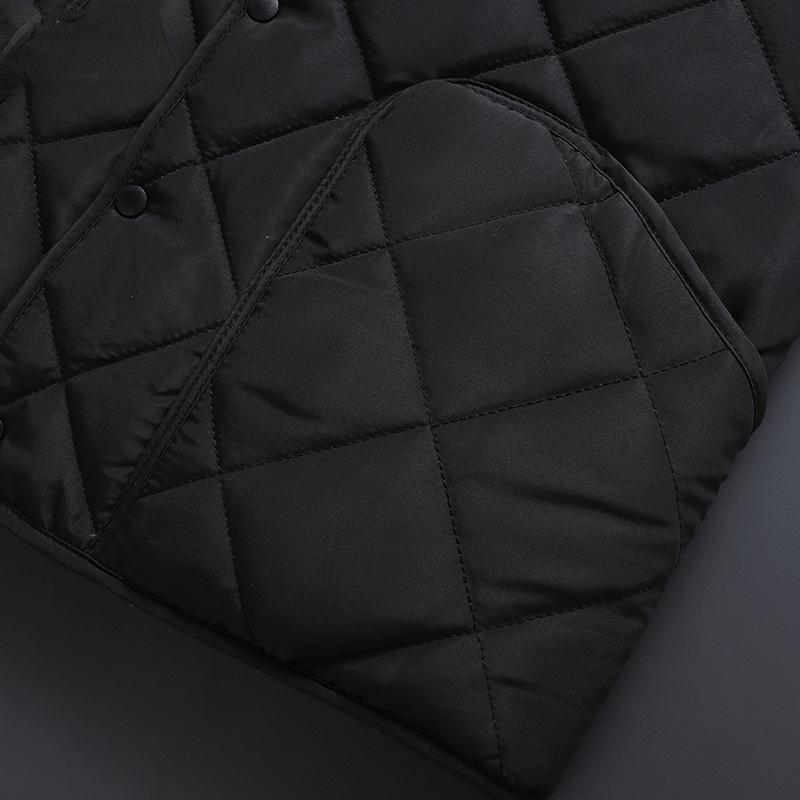 IELGY Neue Herrenweste, lässig, warm, samtig, gesteppt, doppellagig, dicke Baumwollweste