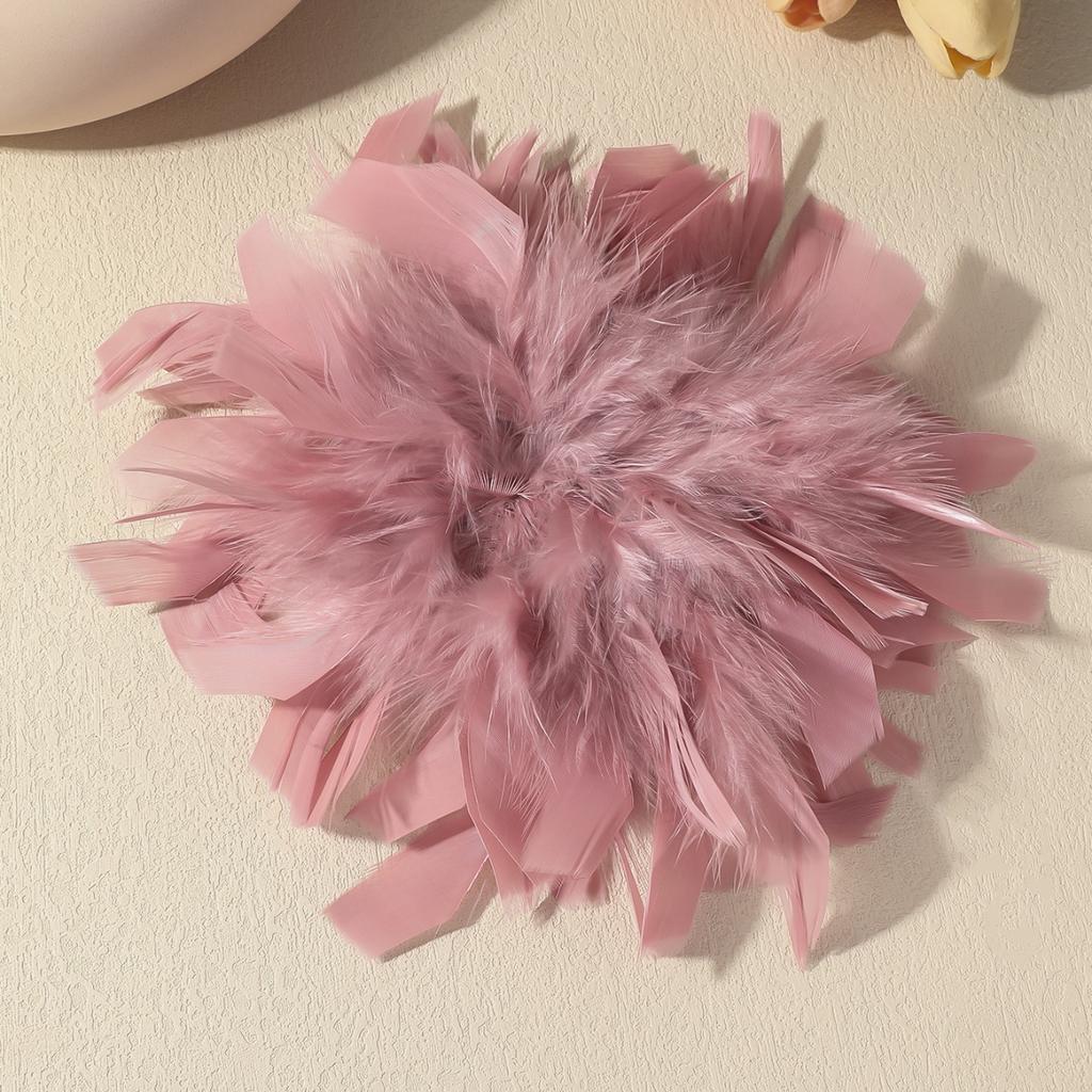 20CM Mode Übertriebene Feder Blume Große Brosche für Frauen Dame Luxus Persönlichkeit Reversnadeln Party Hochzeit Kleidung Schmuck