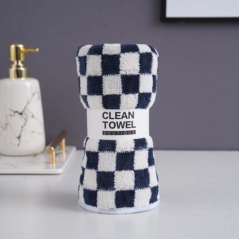 Coral Fleece Face Towel For Home Use Thick Absorbent Soft Adults Gift Collection