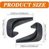 4PCS Car Mud Flaps, Black Mud Flaps Splash Guards, Front Rear Mud Flaps Splash Guards, No Drilling Mudguards Fenders Car Exterior Accessories